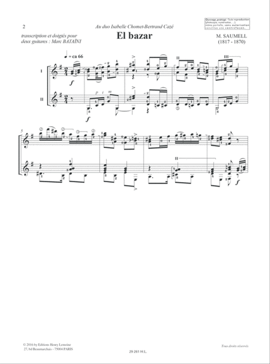 Contradanzas (19) Contradanzas (19) Acoustic Guitar scores gallery preview page 2