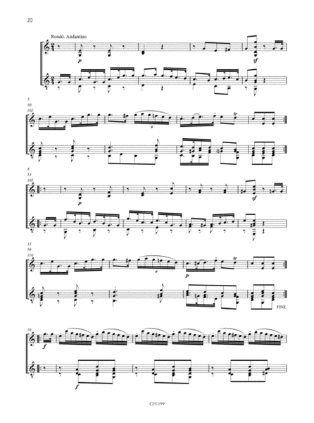 Sérénade Op. 19 for Violin and Guitar