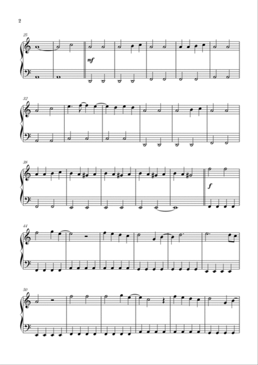 Bloody Mary Easy Piano scores gallery preview page 2