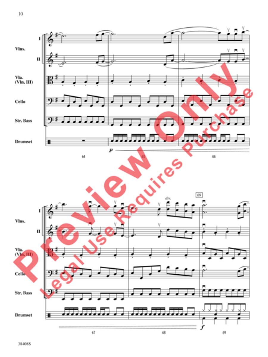 Firework String Orchestra scores gallery preview page 11