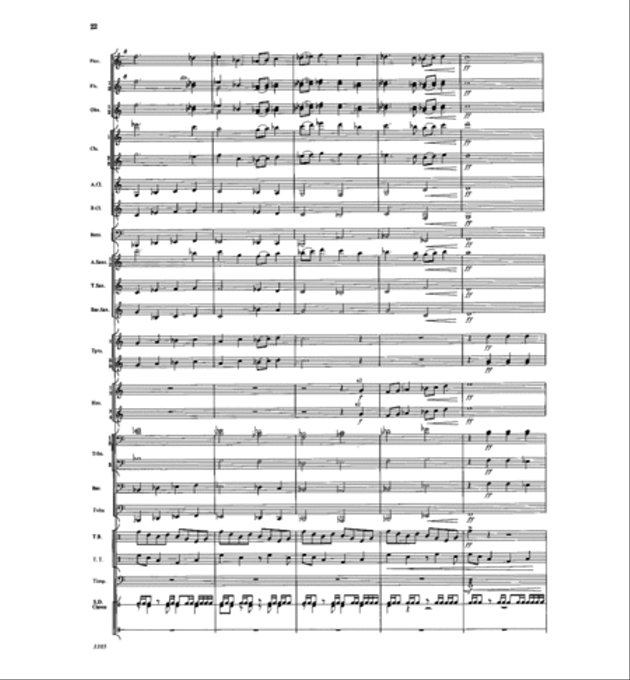 Canzonetta Concert Band scores gallery preview page 21