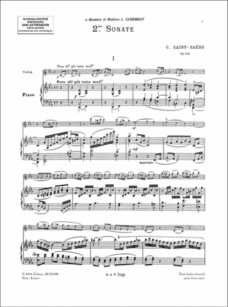 Sonate 2 Opus 102