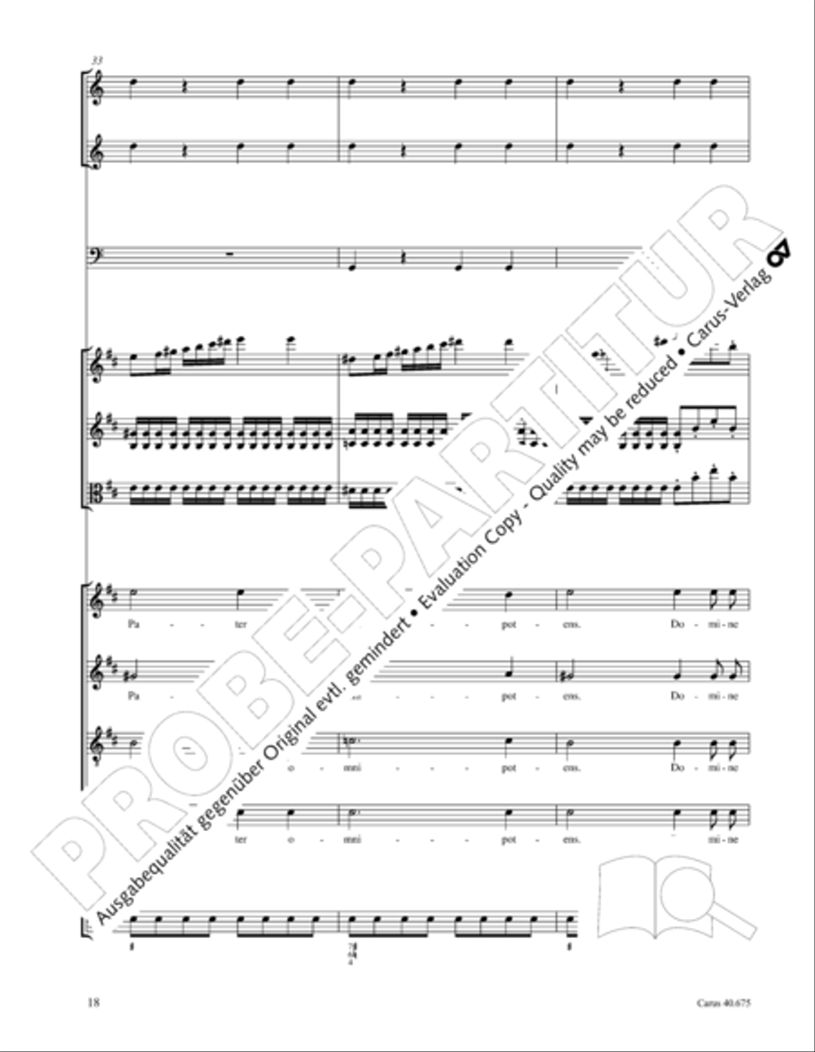 Mass in G Major STB scores gallery preview page 31