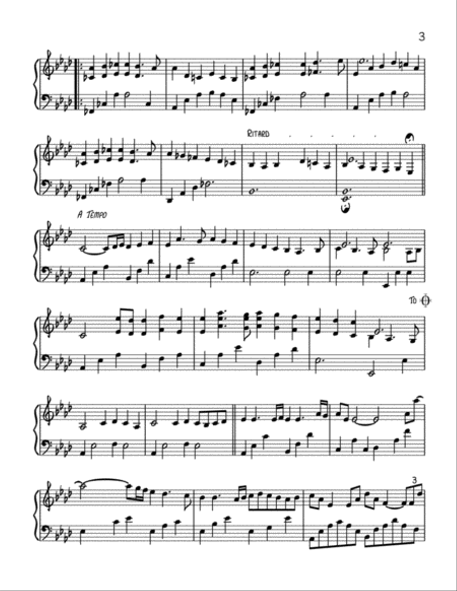 A Winding Lane Piano Solo scores gallery preview page 3