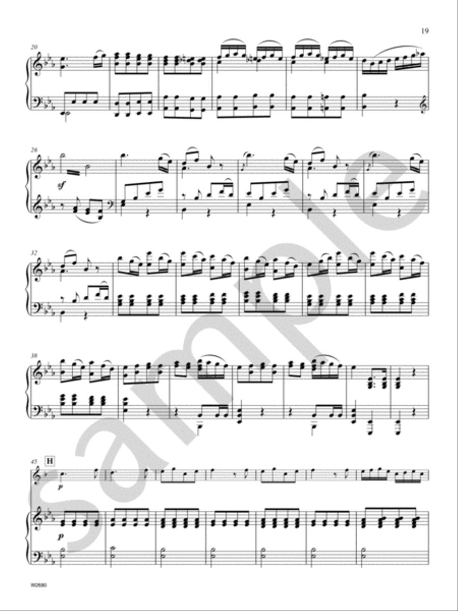 Concerto in Eb Major Trumpet scores gallery preview page 9