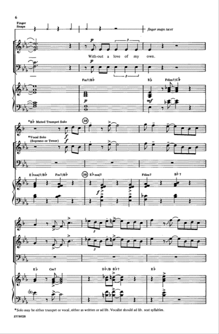 Blue Moon Blue Moon Choir scores gallery preview page 5
