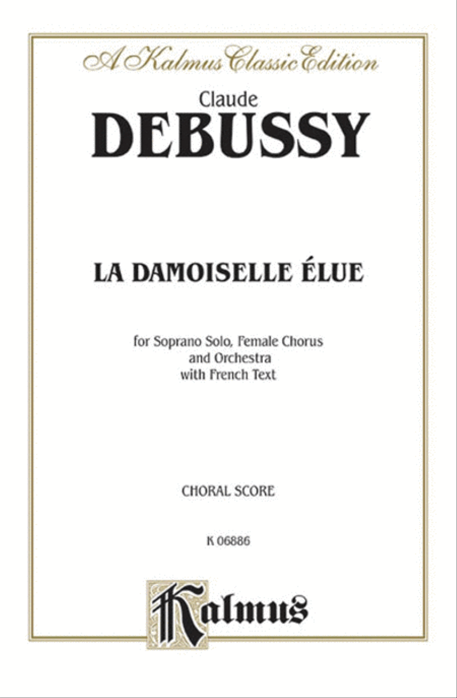 La Damoiselle Elue (The Blessed Damosel) Women's Choir scores gallery preview page 1