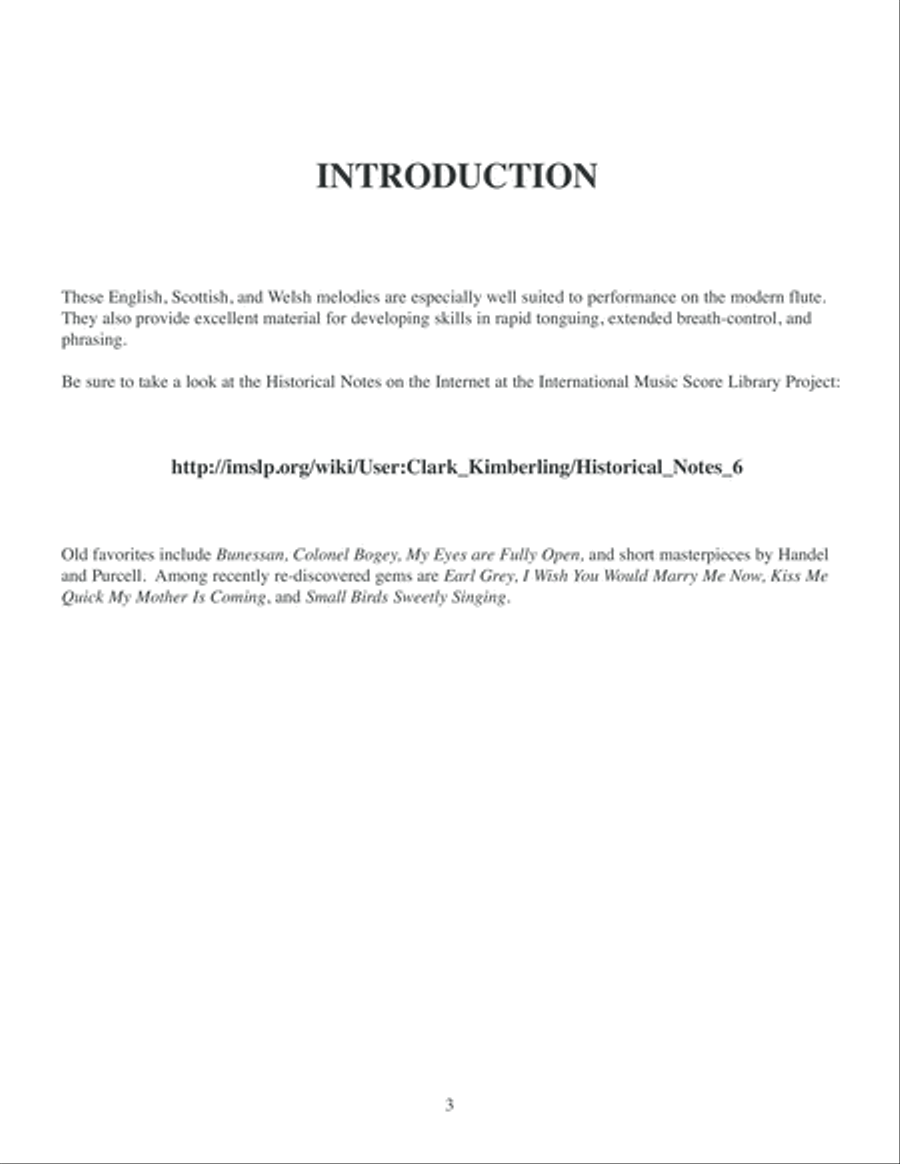 Solos for Flute, Collection 6: British Melodies Flute Solo scores gallery preview page 4