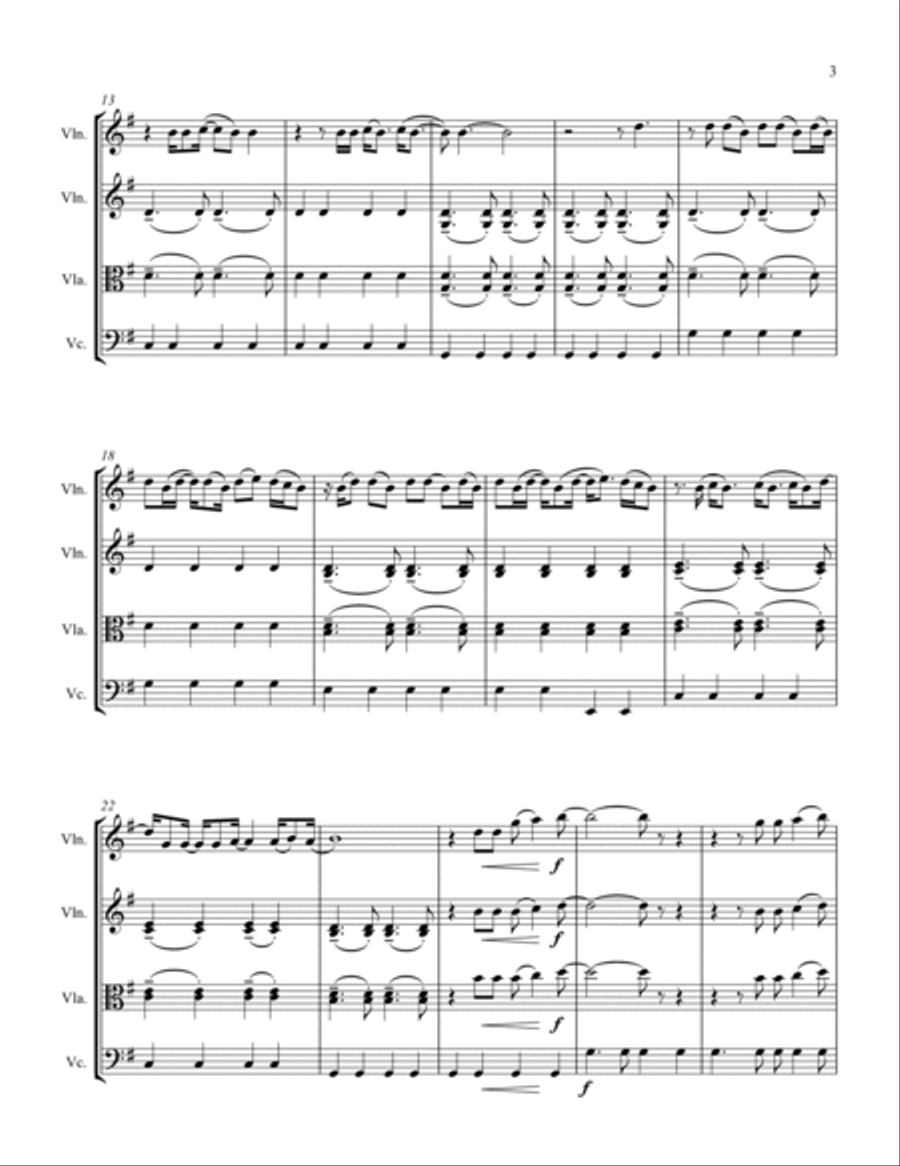 Just The Way You Are String Trio scores gallery preview page 5