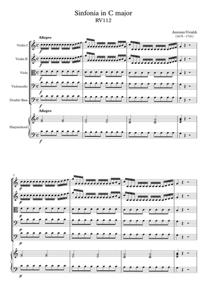 Sinfonia in C major RV 112
