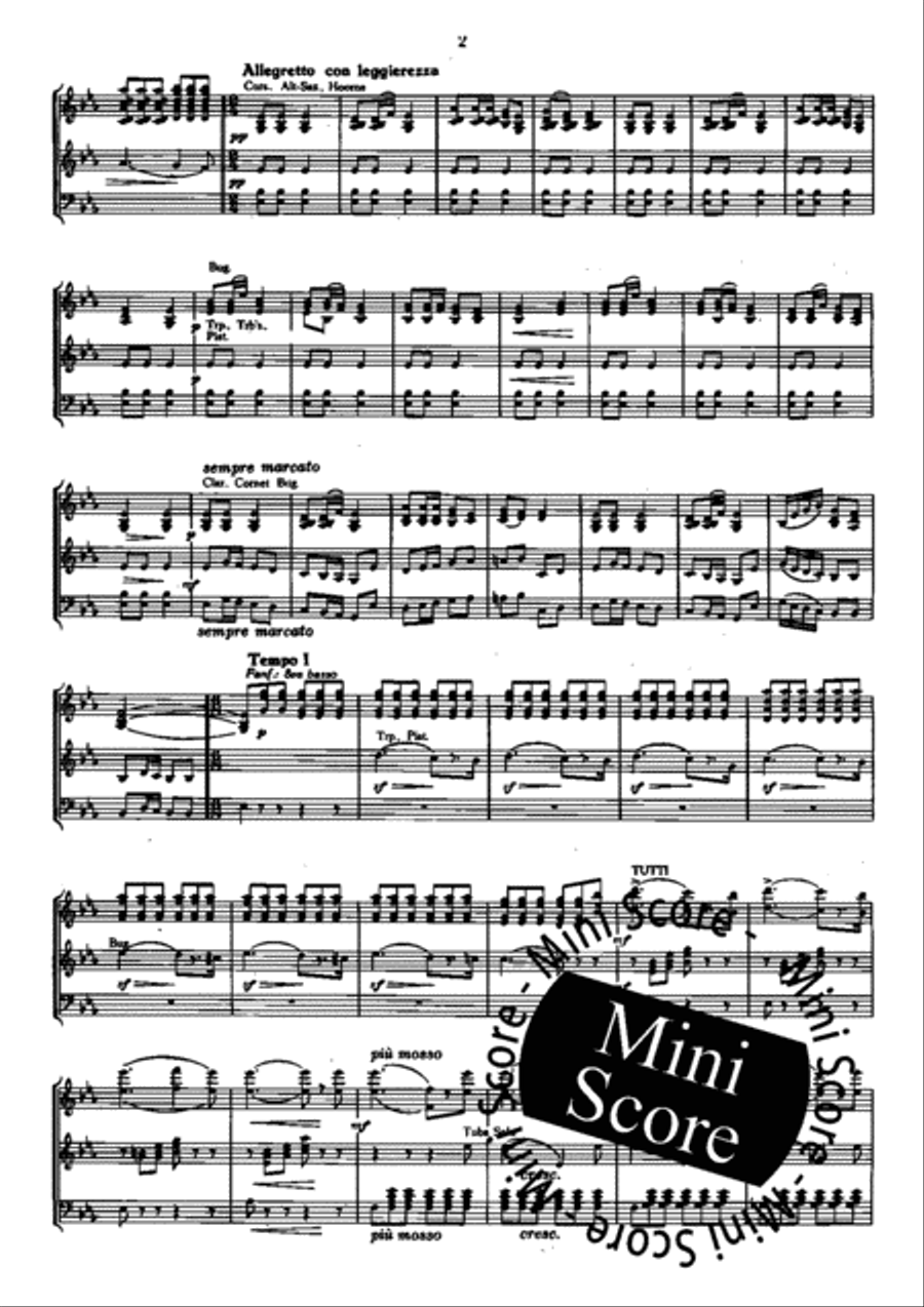 Donausagen Fanfare Band scores gallery preview page 4