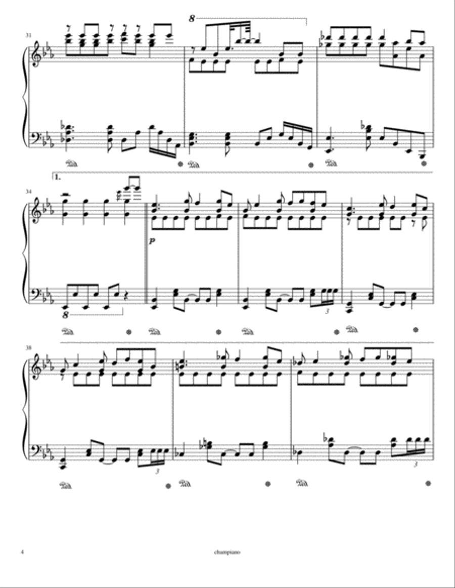 Red Velvet-Power Up (Advanced Piano Arrangement) Easy Piano scores gallery preview page 4