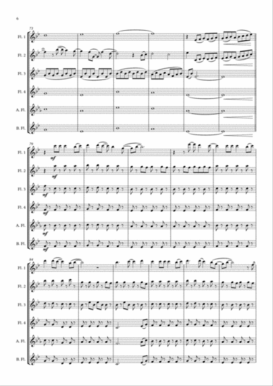 A Million Dreams A Million Dreams Woodwind Ensemble scores gallery preview page 6