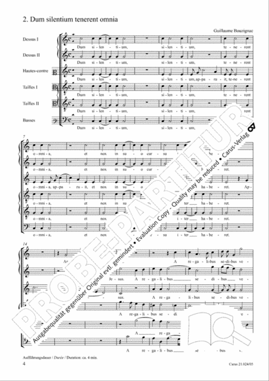 Four Christmas motets (Vier Motetten fur die Weihnachtszeit) Choir scores gallery preview page 5