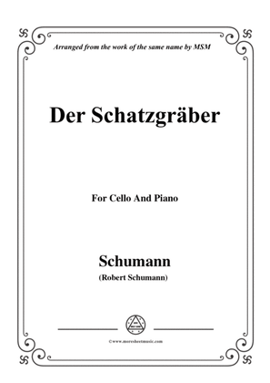 Book cover for Schumann-Der Schatzgräber,for Cello and Piano