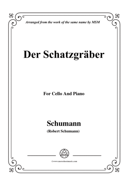 Schumann-Der Schatzgräber,for Cello and Piano image number null