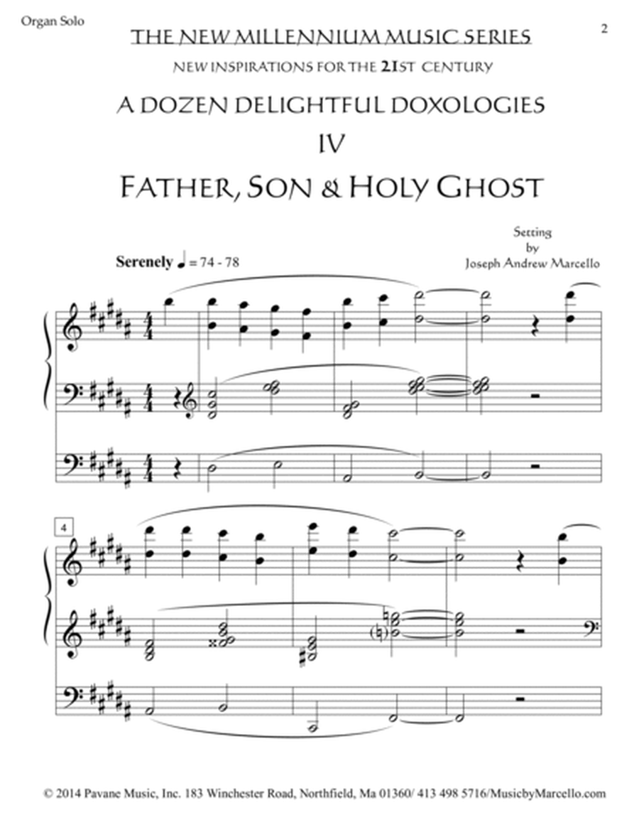Delightful Doxology IV - Father, Son & Holy Ghost - Organ (B) image number null
