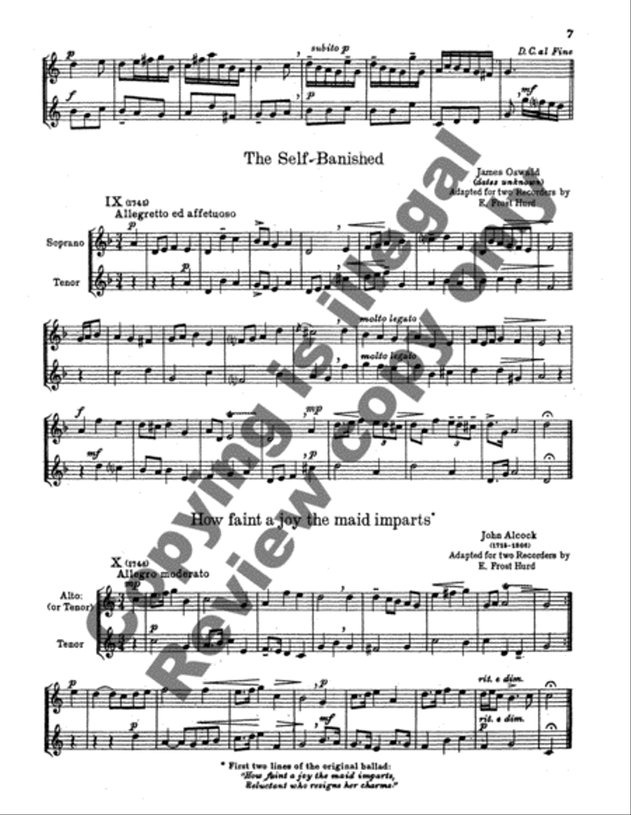 The Gentleman's Magazine: A Decade of Song Woodwind Duet scores gallery preview page 8