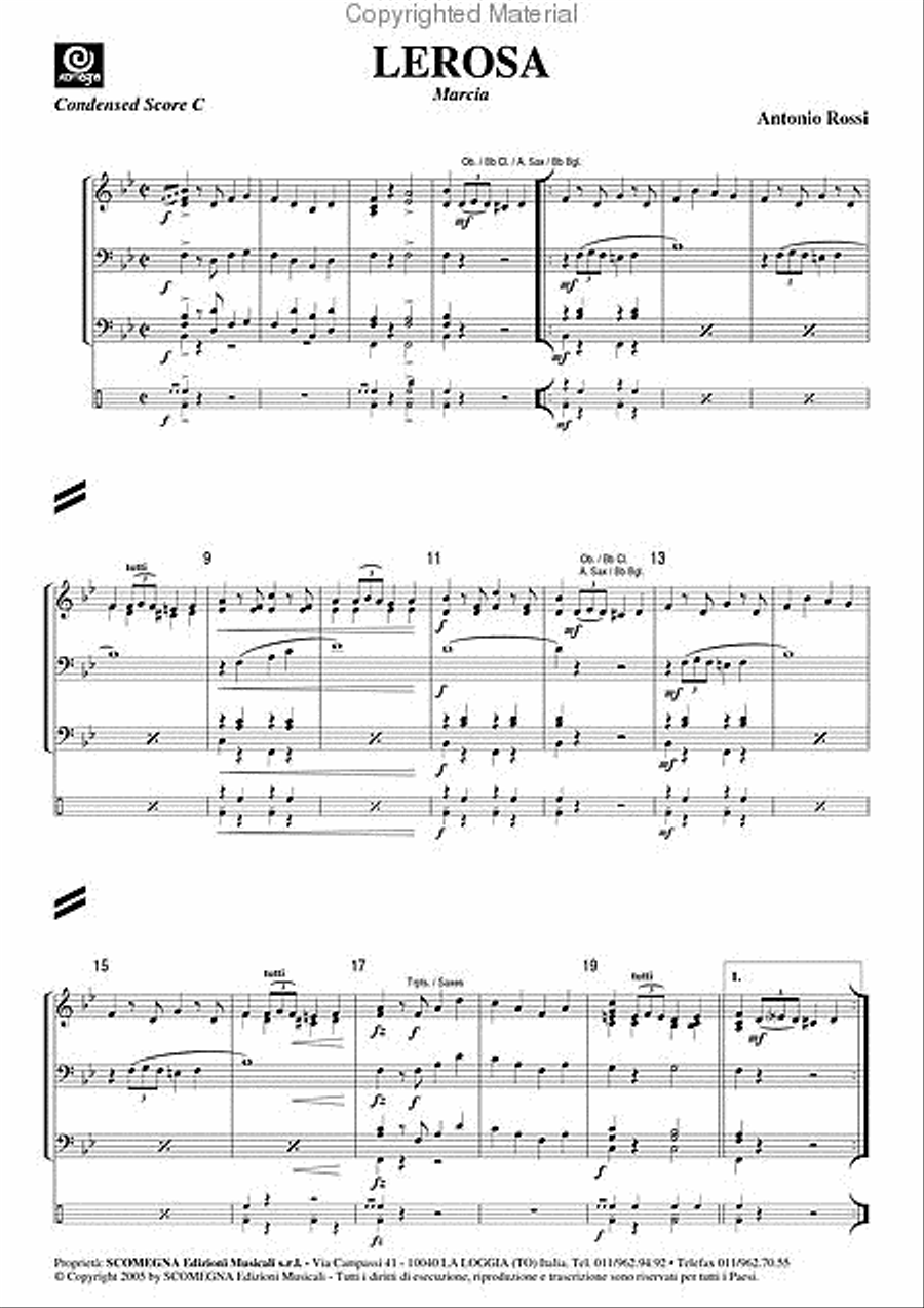 Red Book Vol. 1 - 24 Marches Marching Band scores gallery preview page 17