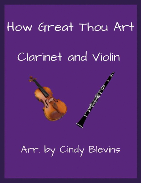 How Great Thou Art, Clarinet and Violin image number null