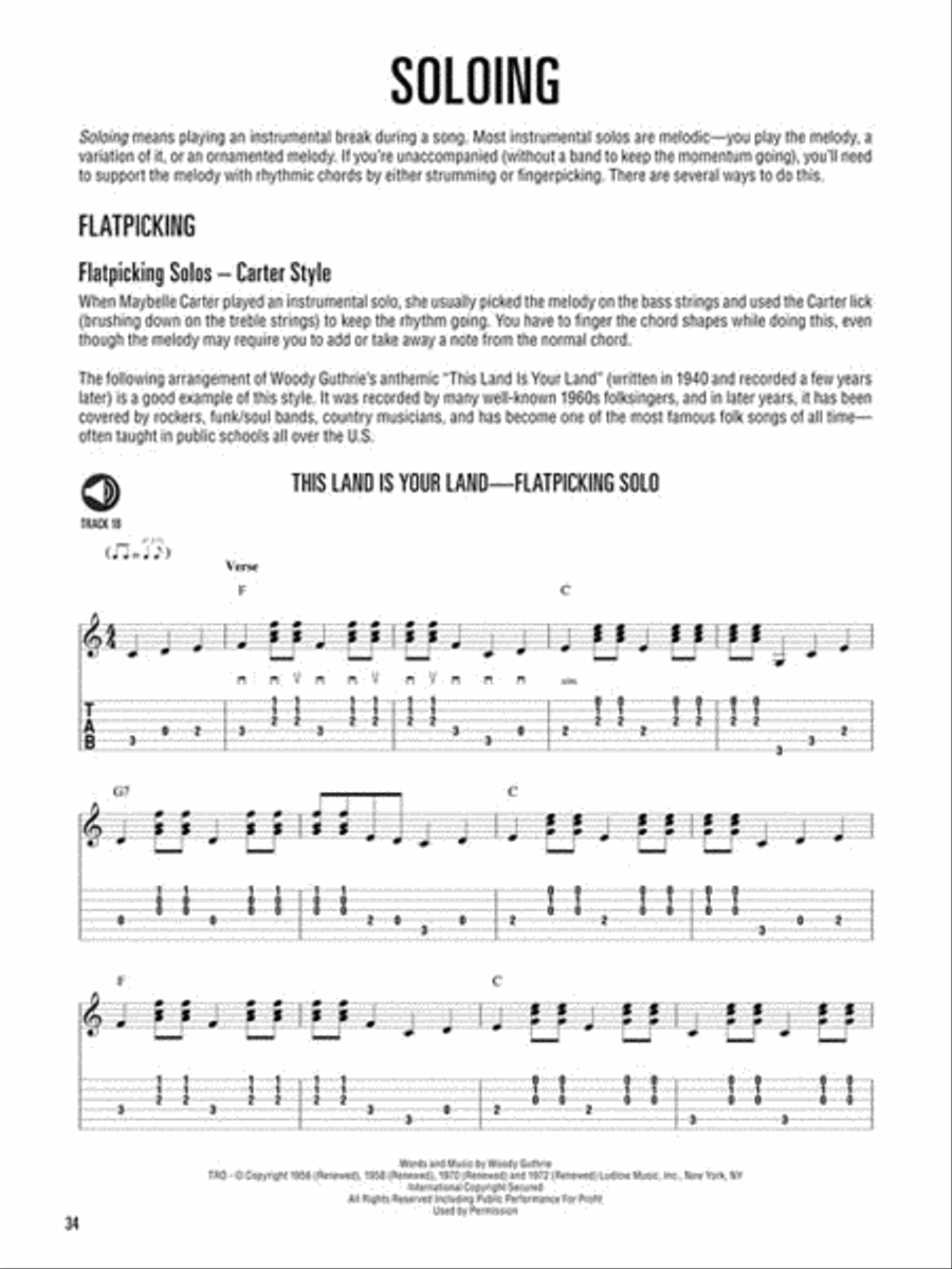 Hal Leonard Folk Guitar Method Acoustic Guitar scores gallery preview page 7