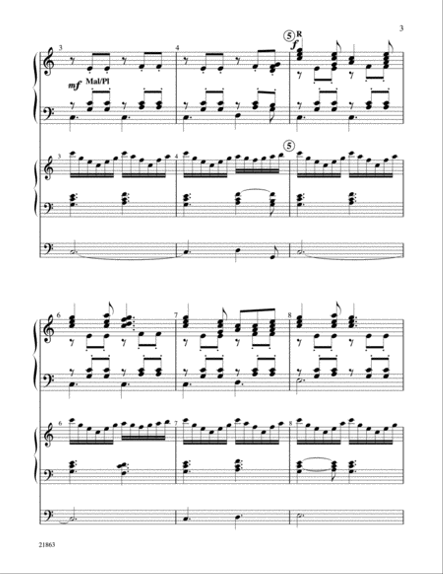 Joseph Dearest, Joseph Mine Handbell Choir scores gallery preview page 3