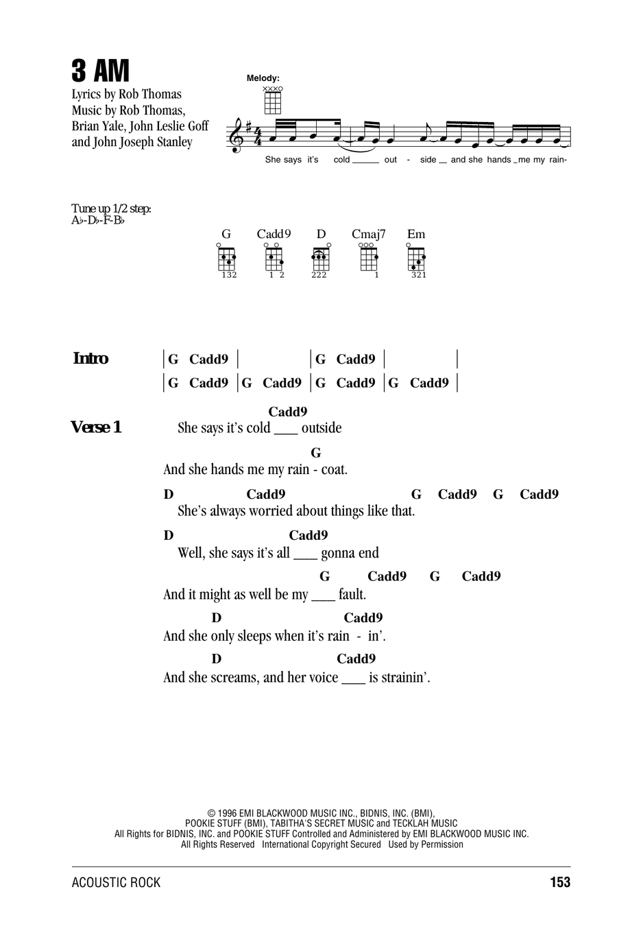 3 AM Ukulele scores gallery preview page 1