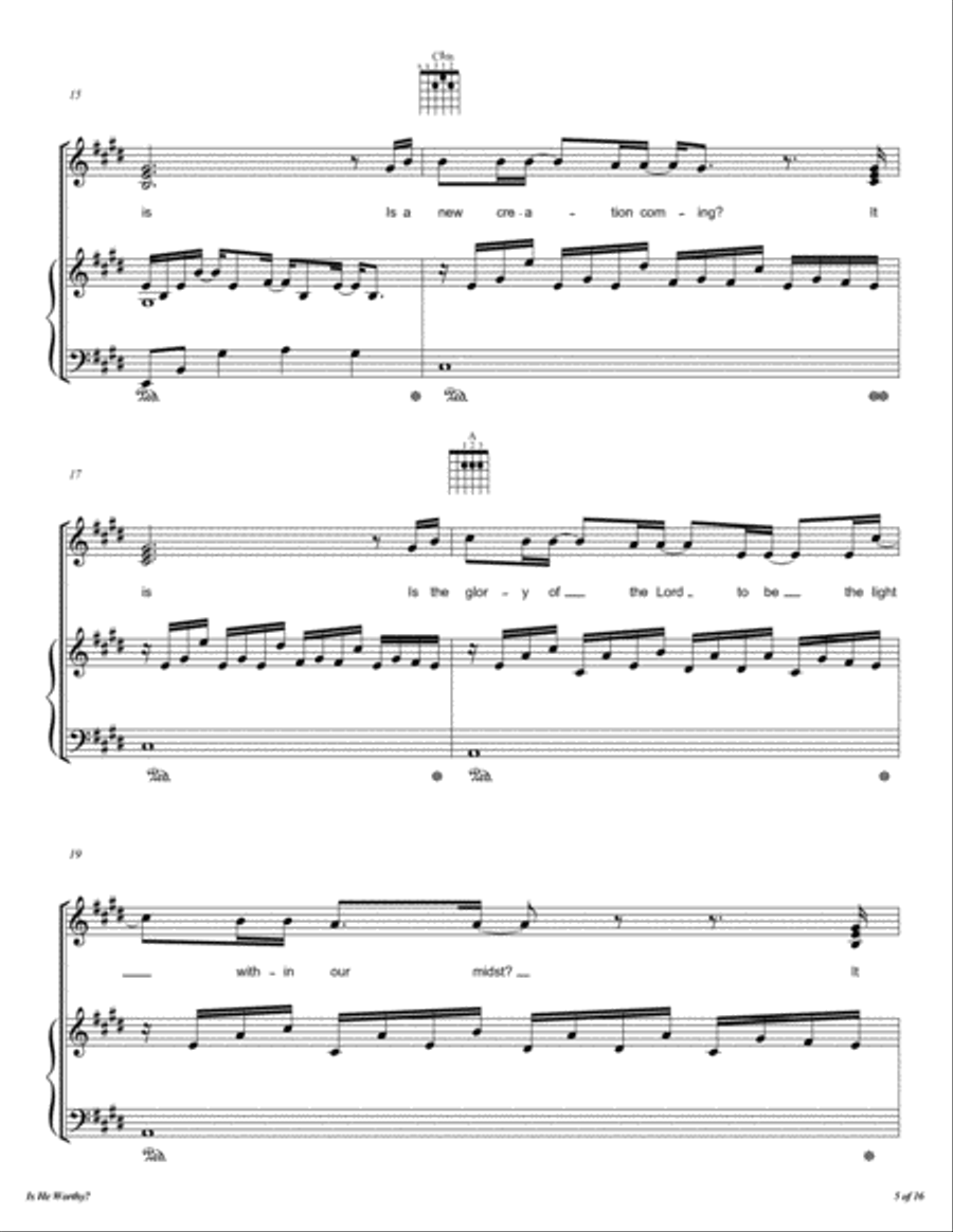 Is He Worthy? Voice scores gallery preview page 6