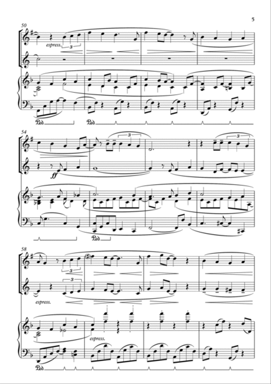 A Whole New World (from 'Aladdin') Brass Duet scores gallery preview page 5