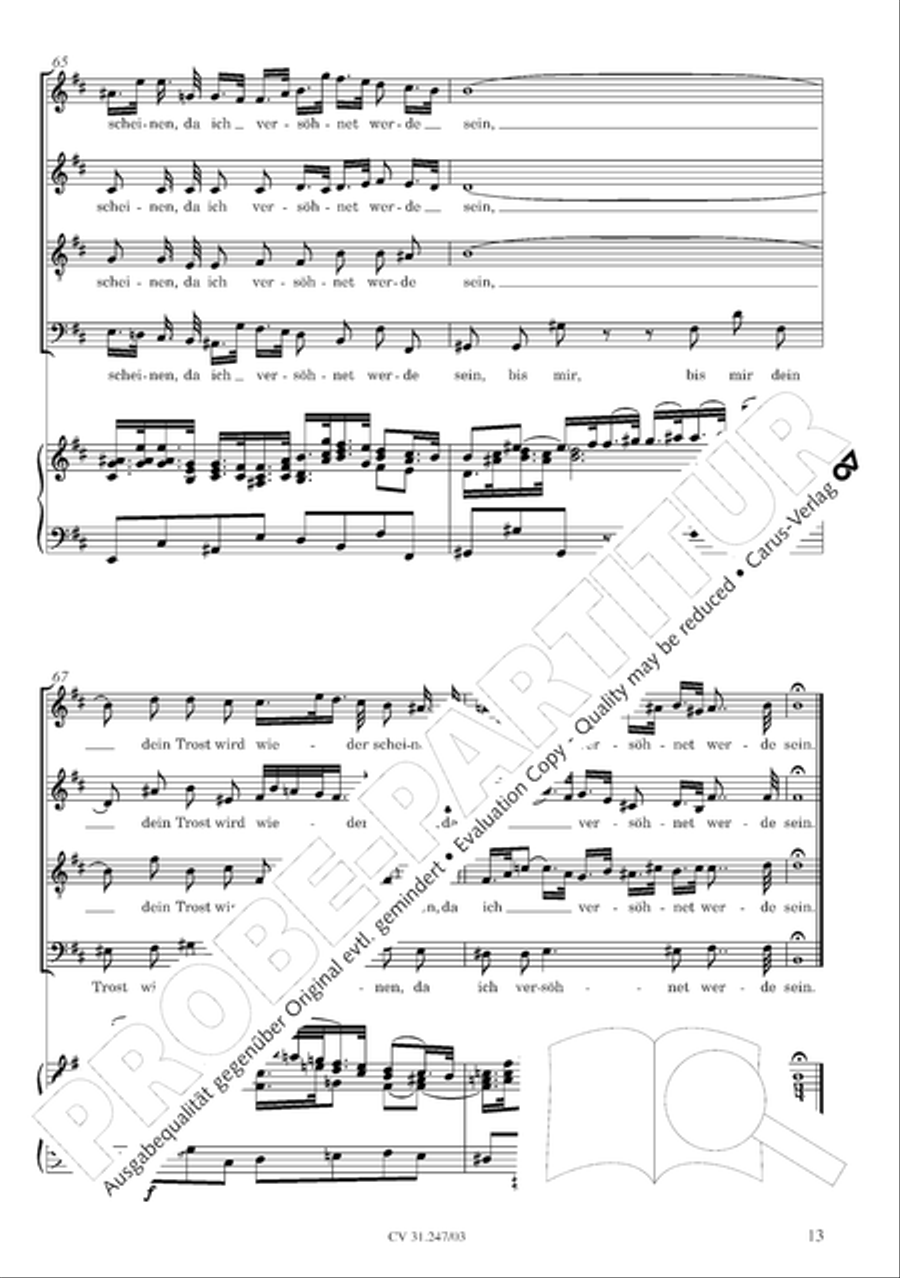 St. Mark Passion (Markus-Passion) 4-Part scores gallery preview page 14