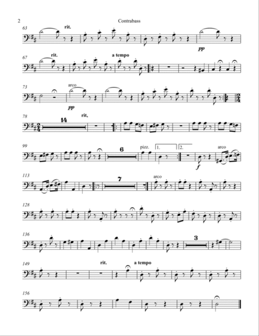 Moses Variations String Orchestra scores gallery preview page 2