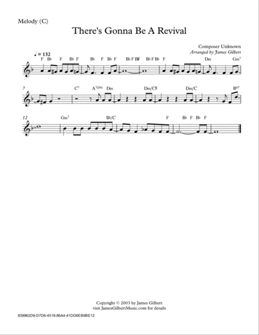 There's Gonna Be A Revival Praise scores gallery preview page 5