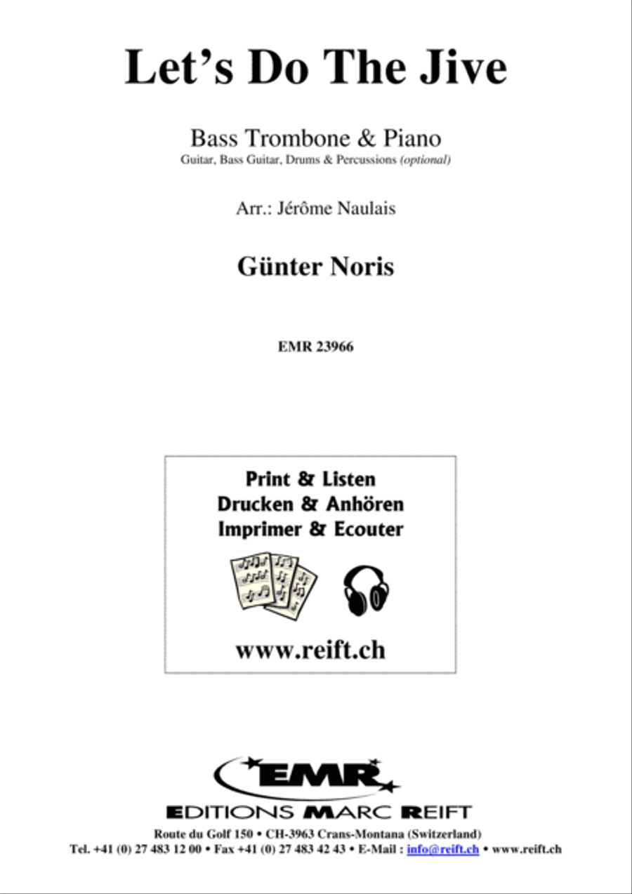 Let's Do The Jive Bass Trombone scores gallery preview page 2