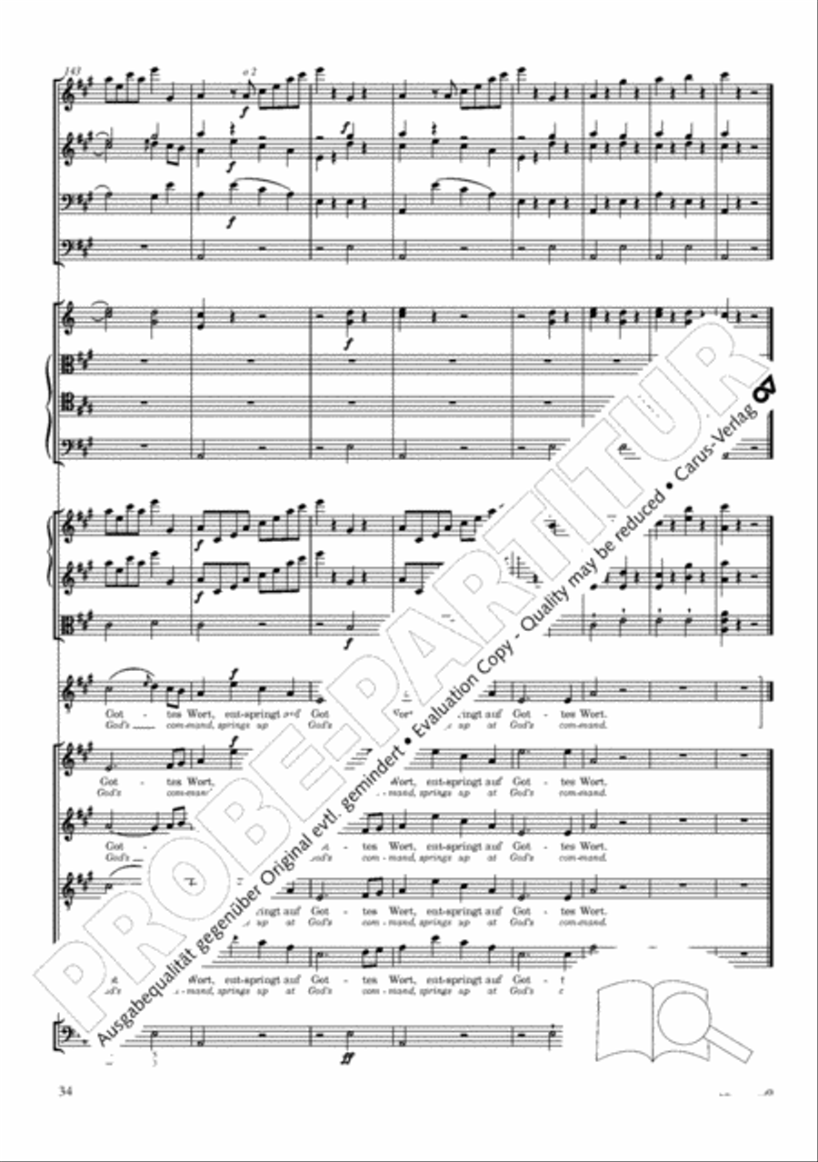 The Creation (Die Schopfung) 4-Part scores gallery preview page 54