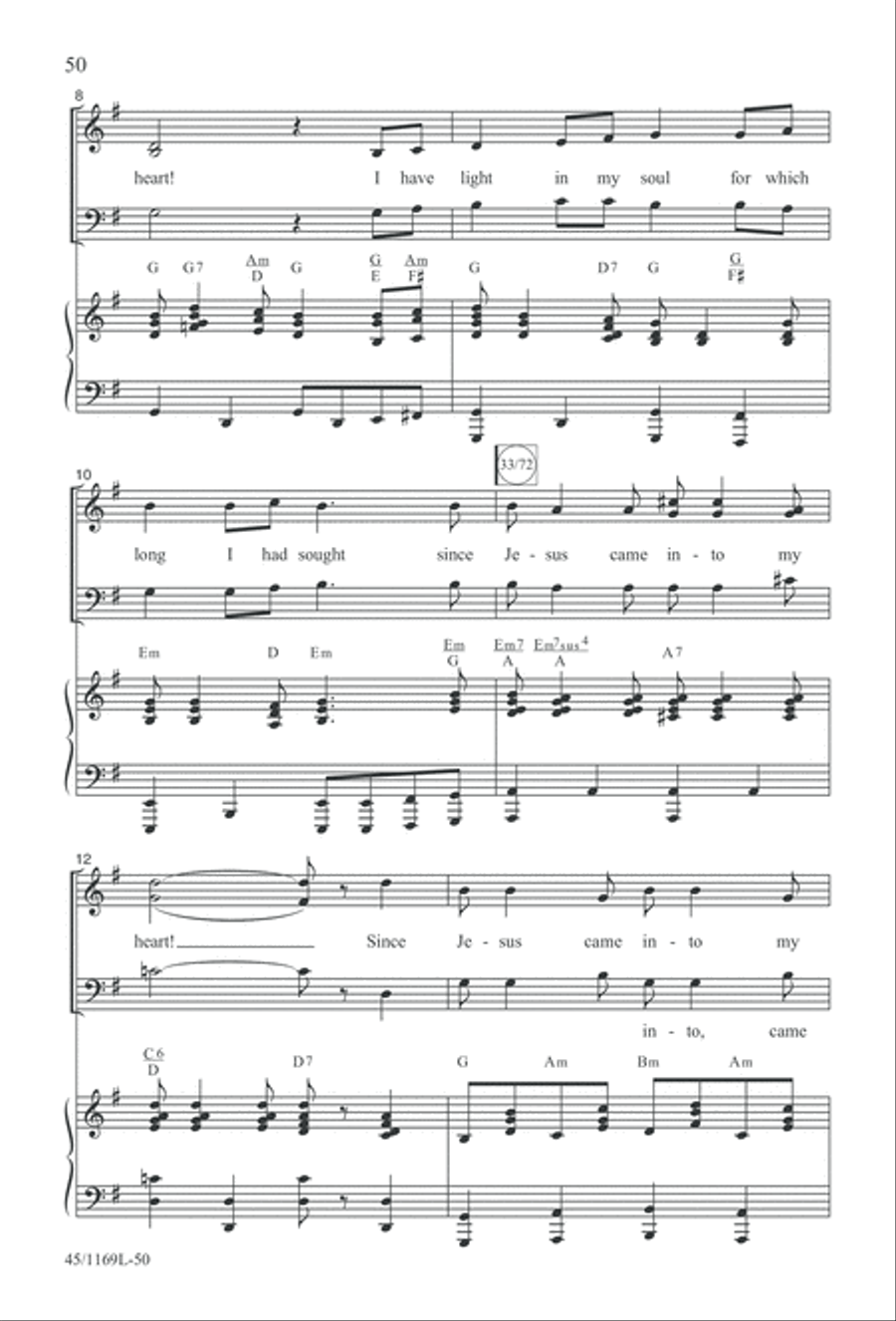 Simply Southern Gospel 3-Part scores gallery preview page 50