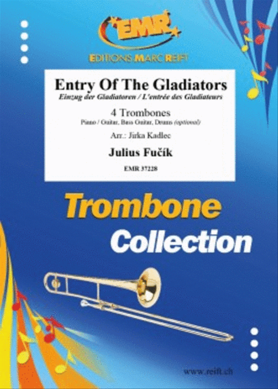 Entry Of The Gladiators Trombone Quartet scores gallery preview page 1