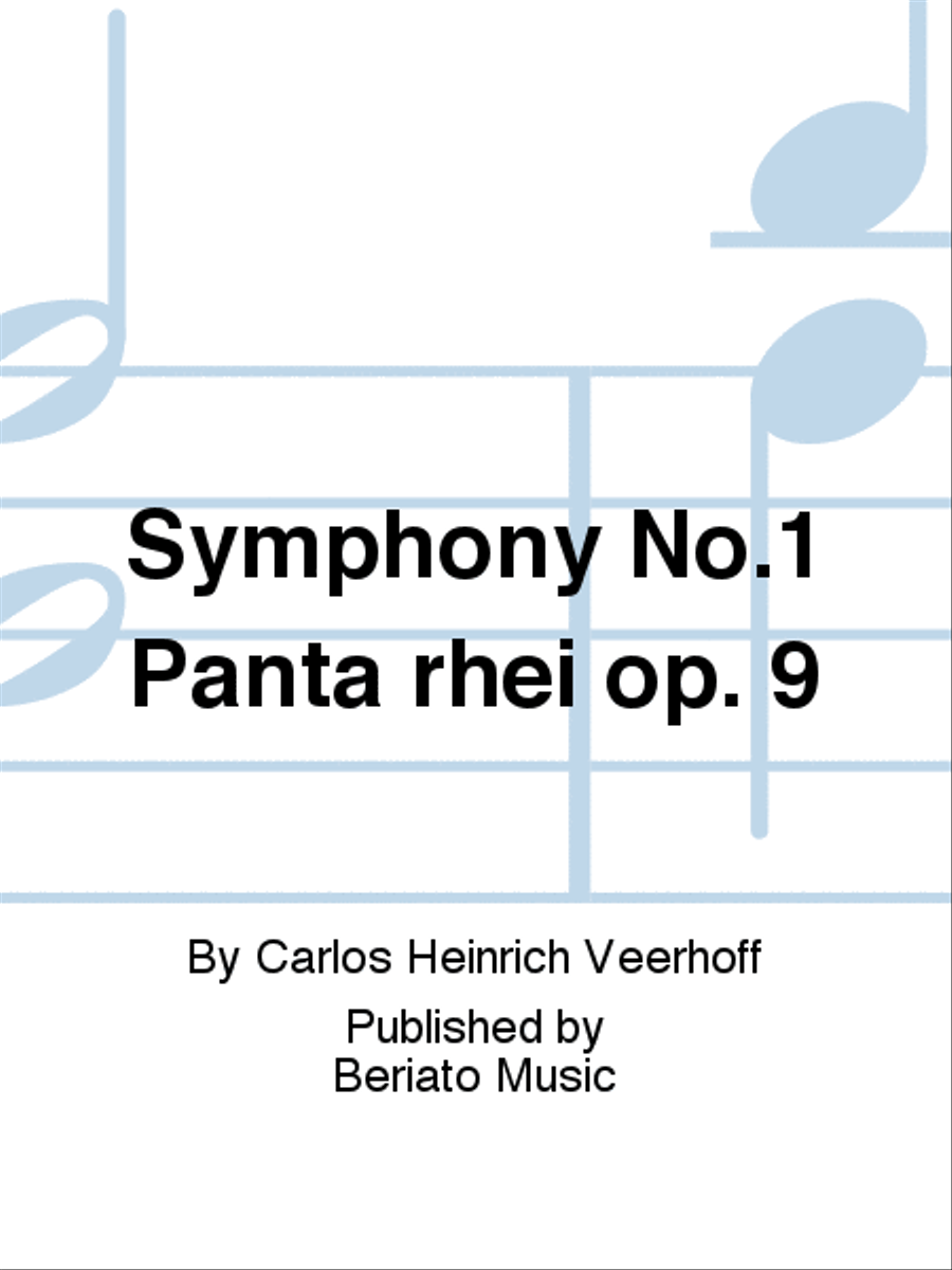 Symphony No.1 Panta rhei op. 9 Orchestra scores gallery preview page 1