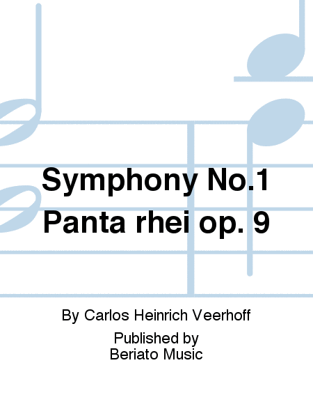 Symphony No.1 Panta rhei op. 9 Orchestra - Sheet Music