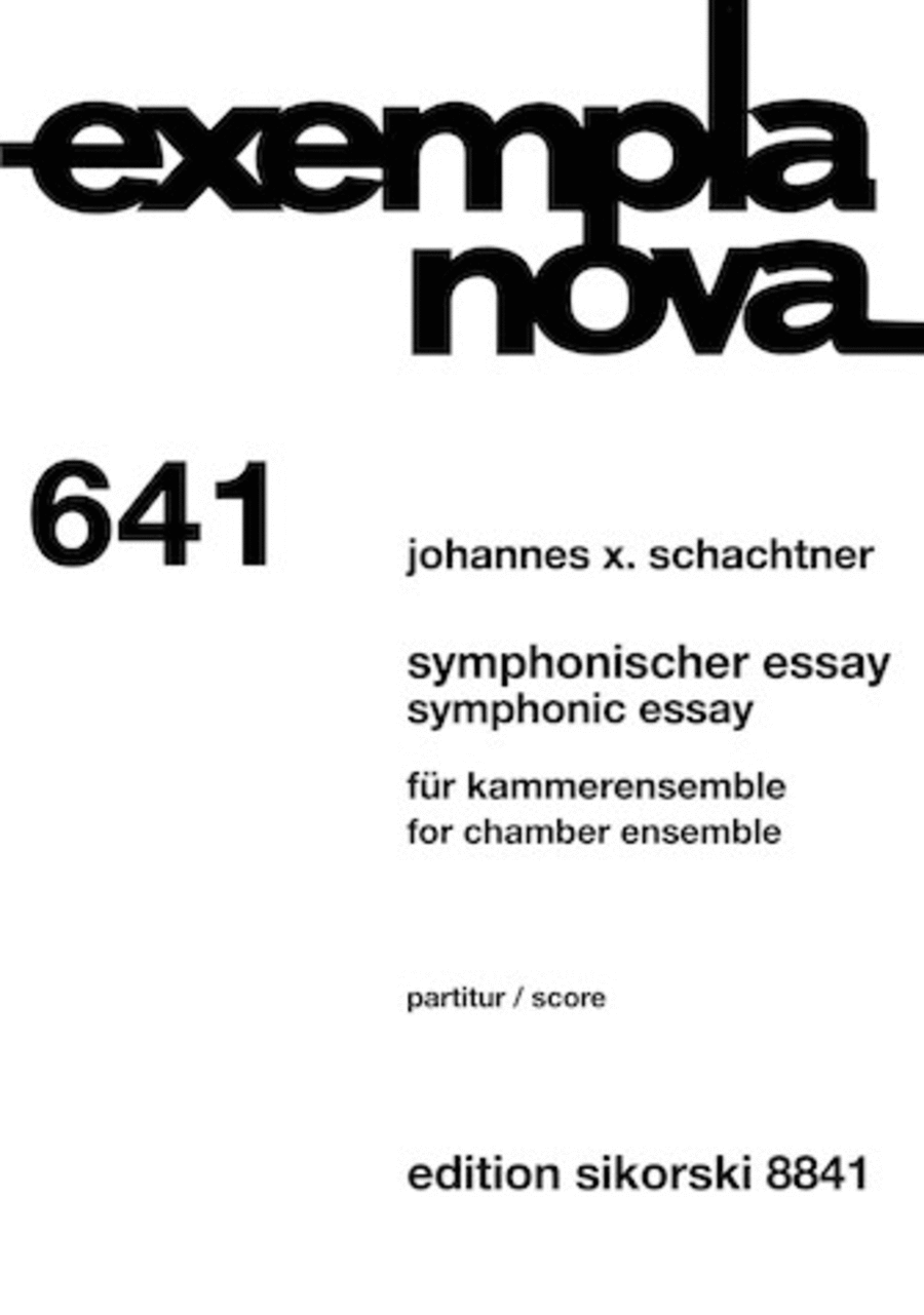 Symphonic Essay for Chamber Ensemble