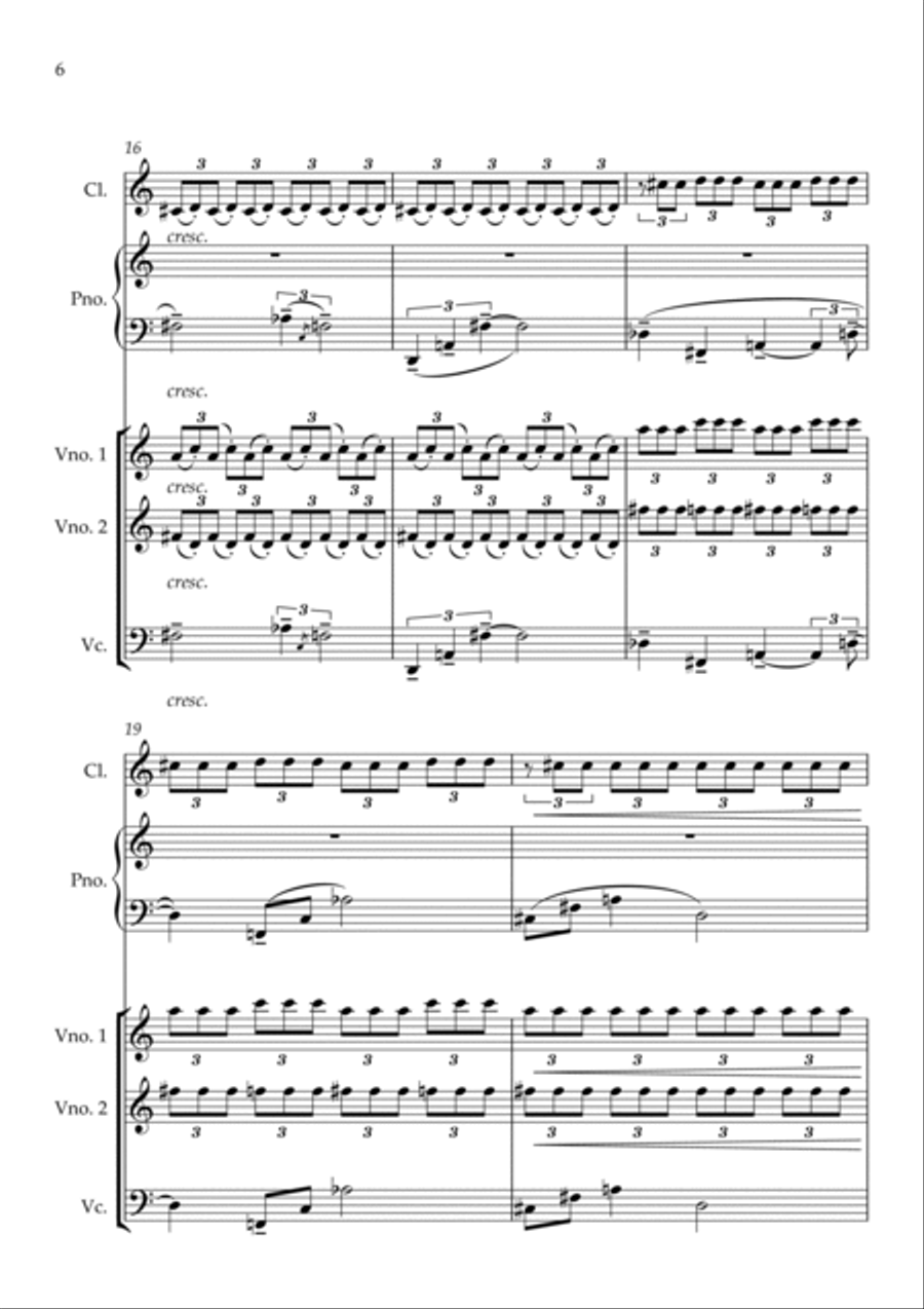 Heloisa quintet Heloisa quintet Clarinet scores gallery preview page 6