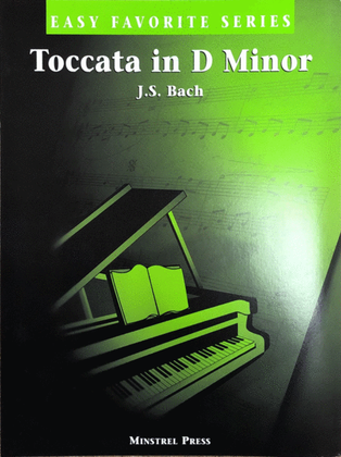 Book cover for Toccata in D Minor Easy Favorite Piano Solo