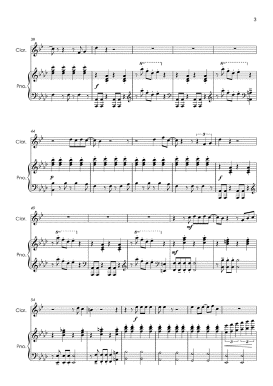 It Must Be Love Clarinet Solo scores gallery preview page 4