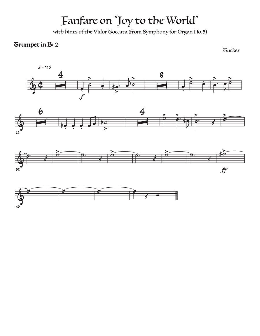 Fanfare on Joy Concert Band scores gallery preview page 4