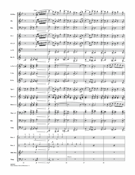 Hans Zimmer: Movie Milestones - Conductor Score (Full Score)