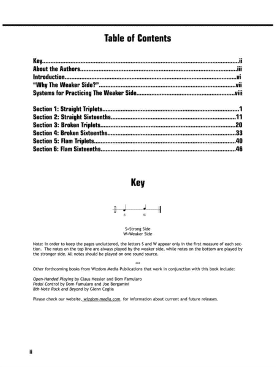 The Weaker Side Percussion scores gallery preview page 2