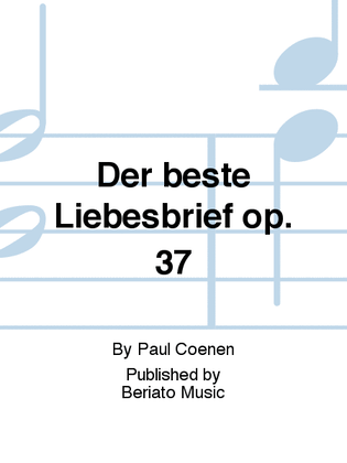 Book cover for Der beste Liebesbrief op. 37