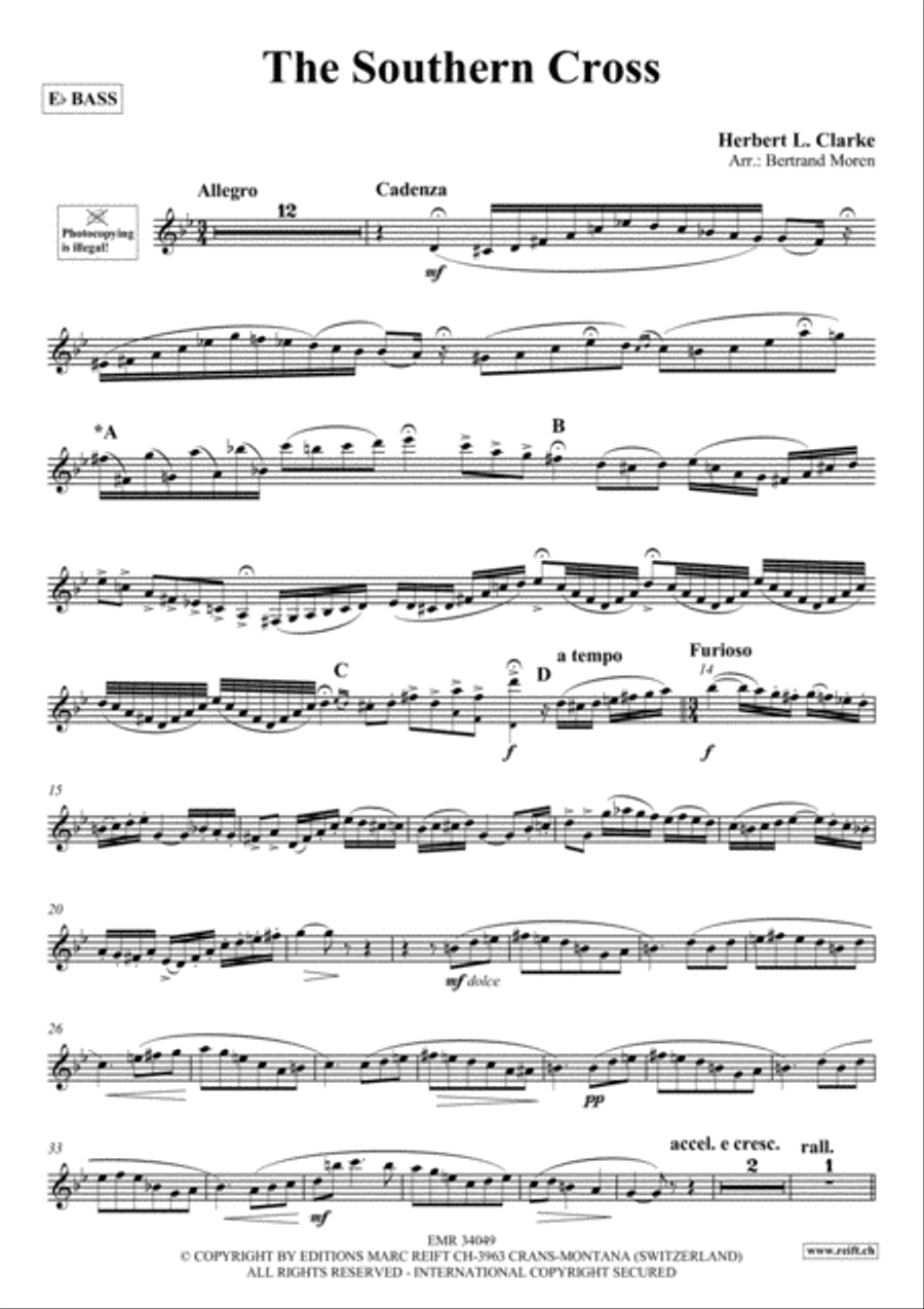 The Southern Cross Piano Accompaniment scores gallery preview page 2