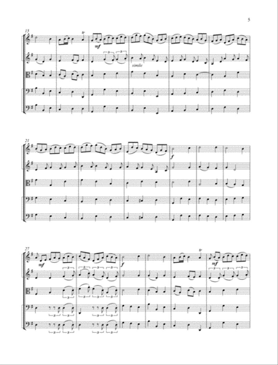 Jesu, Joy of Man's Desiring String Quartet scores gallery preview page 2