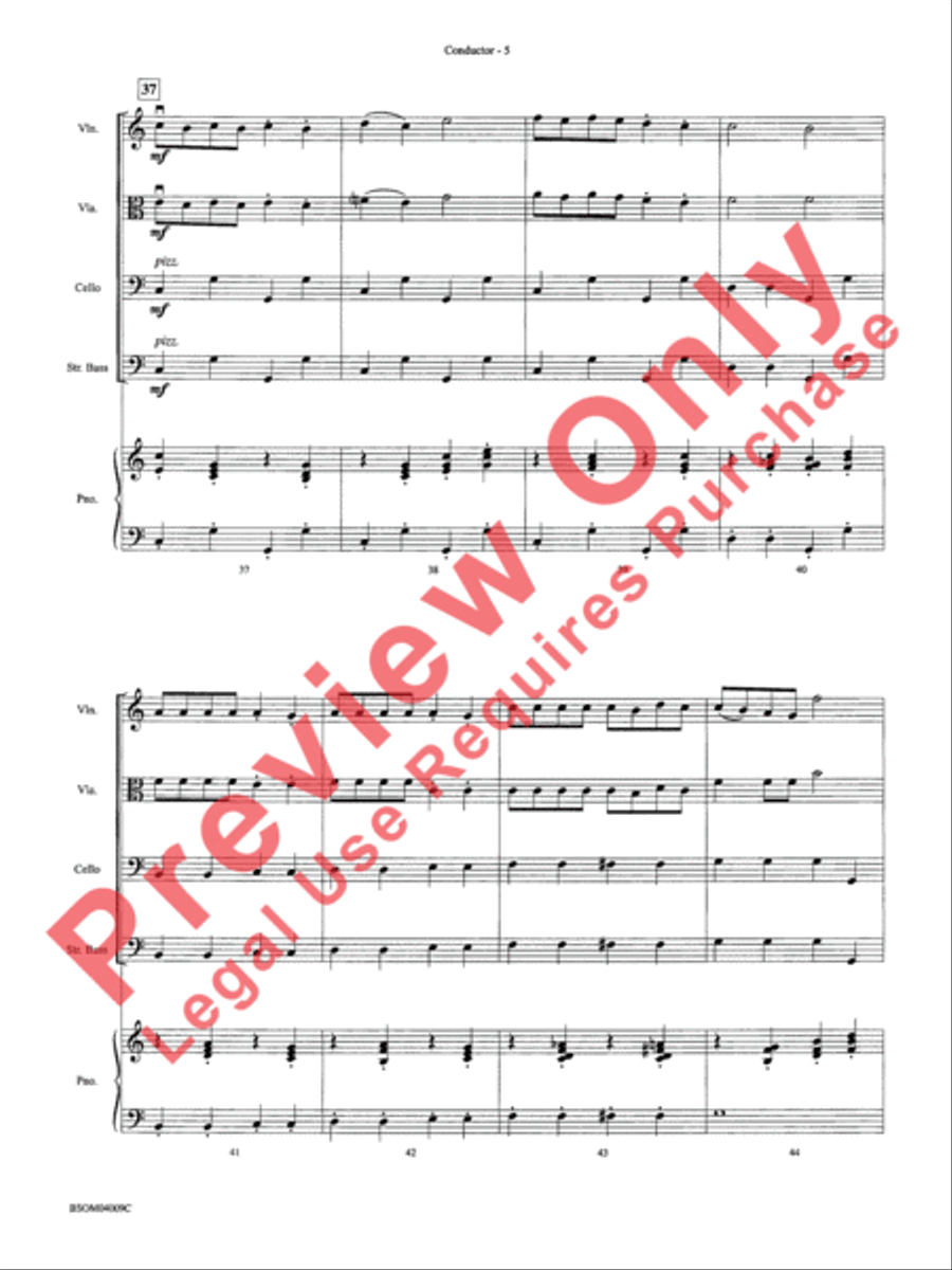 Dance of the Reed Flutes (from The Nutcracker) String Orchestra scores gallery preview page 7