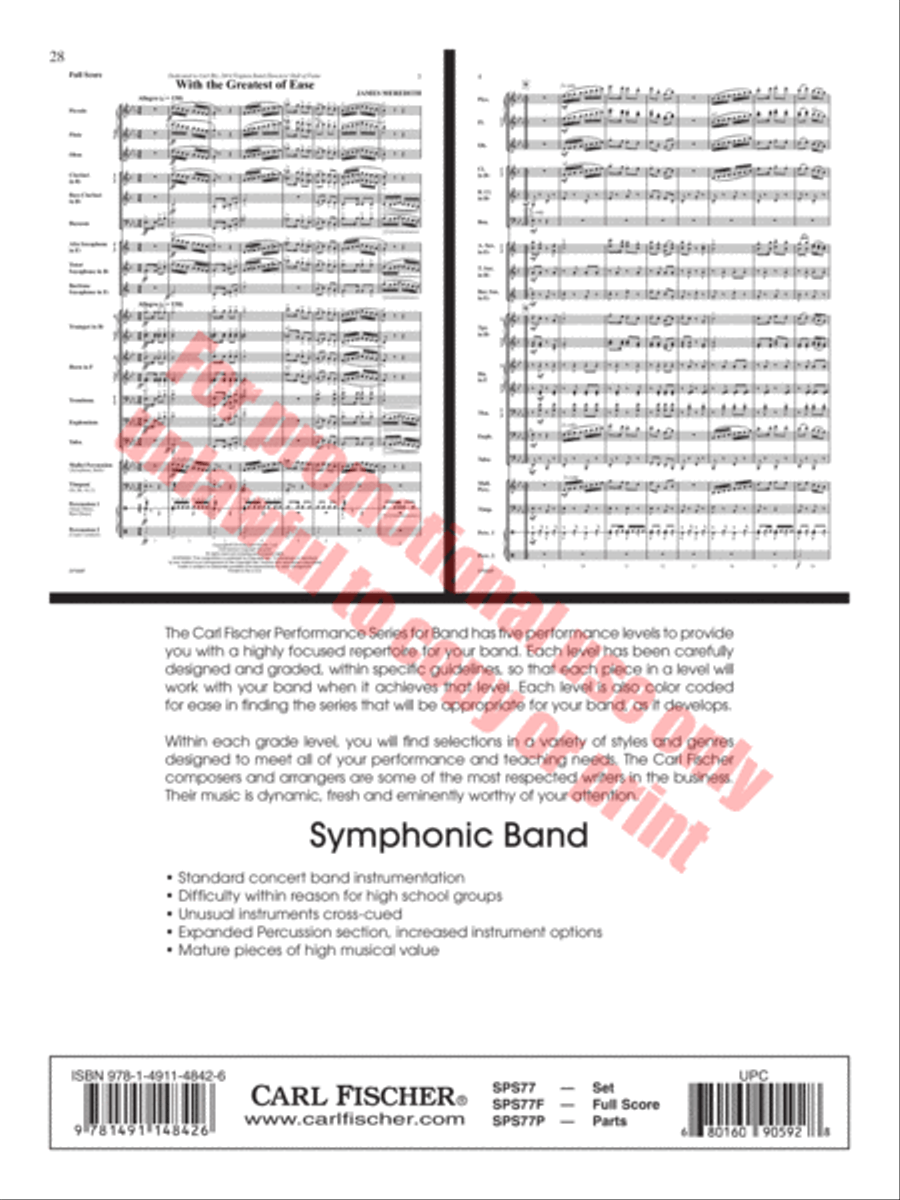 Atlas Rising Concert Band scores gallery preview page 29